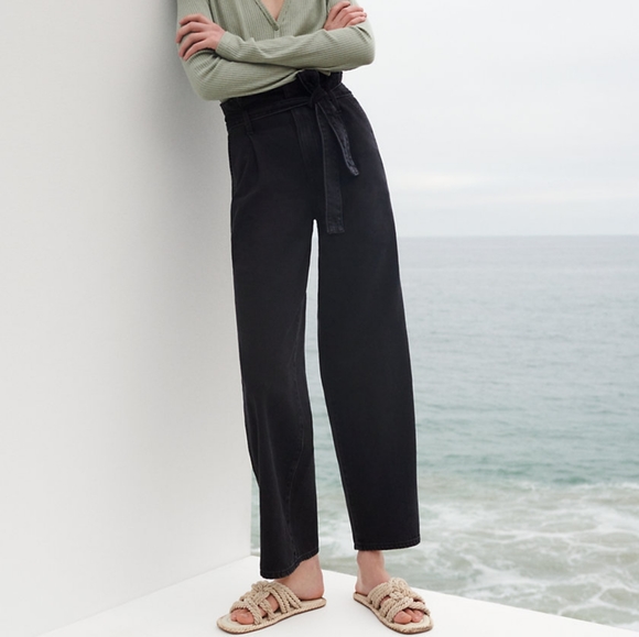 Aritzia Denim - Aritzia Wilfred Free Solace Paperbag Jeans